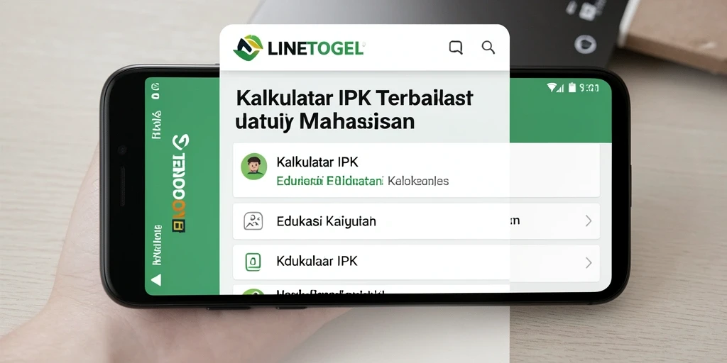Antarmuka intuitif aplikasi Kalkulator IPK LINETOGEL.