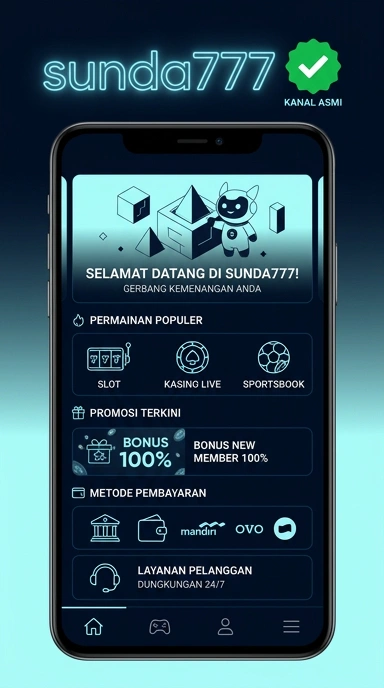Tampilan kanal resmi sunda777